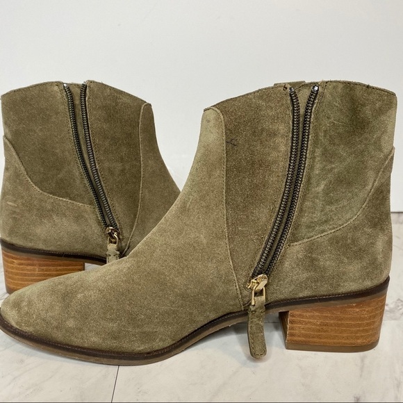 New! Cole Haan Maci Green Suede Bootie 7B - Picture 6 of 13